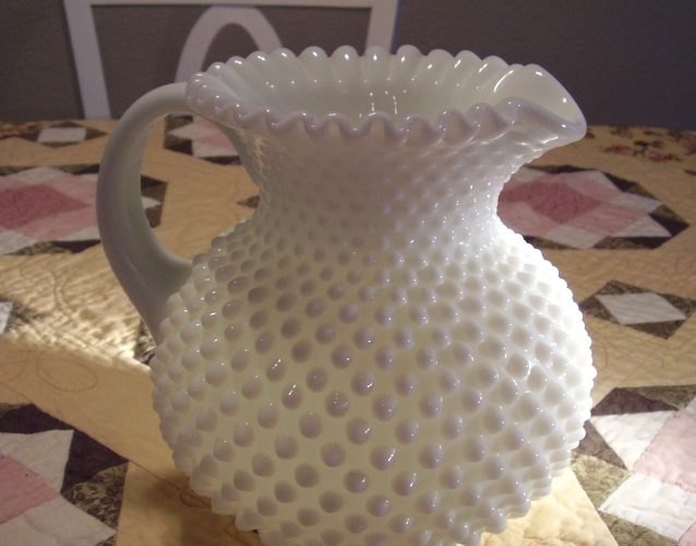 Hobnail glass