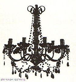 Chandelier stamp