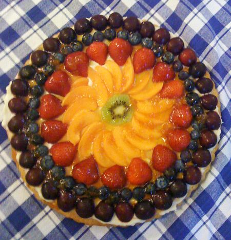 Fruit pizza