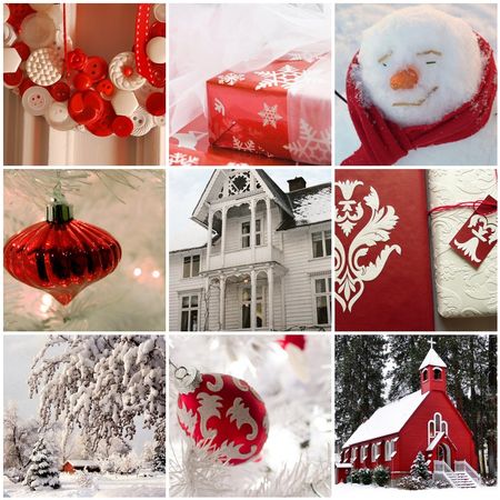 Red and White Christmas