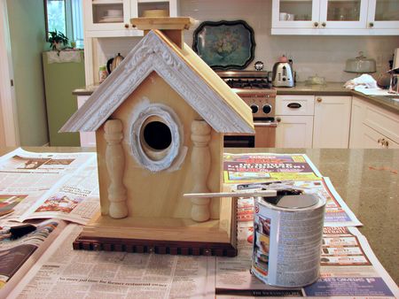 Bird house before 1