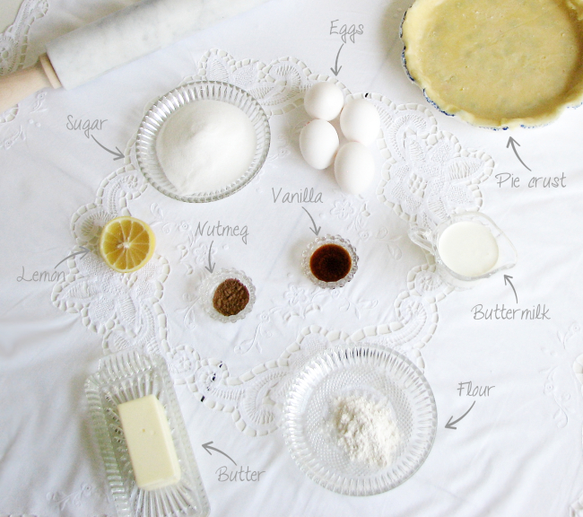 Pie ingredients