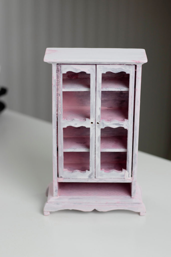 Dollhouse armoire primered